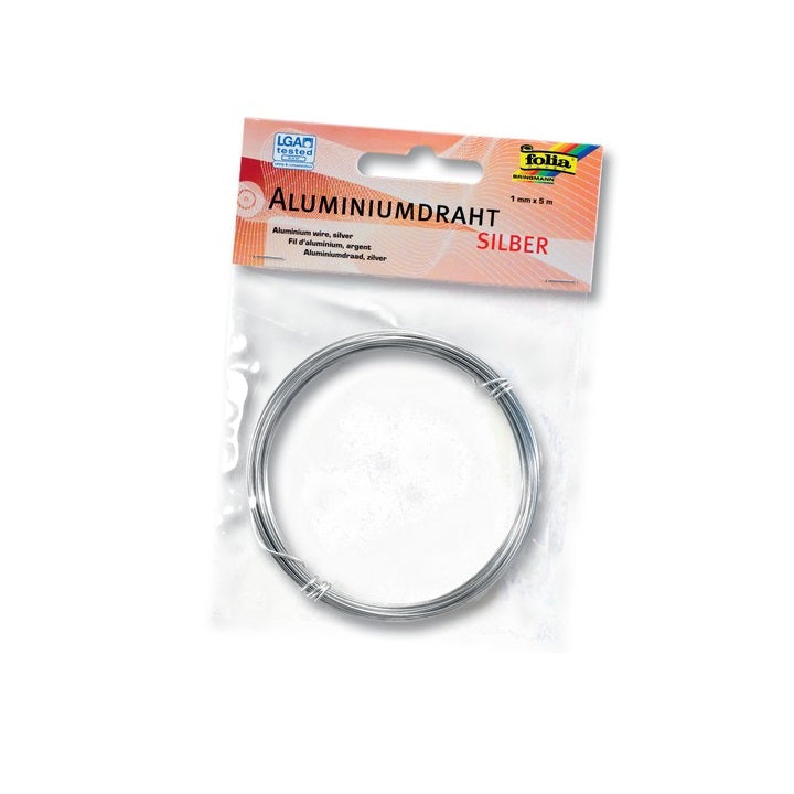 Folia σύρμα αλουμινίου 1 mm x 5 m – silver