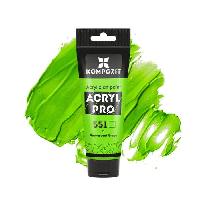 Φθορίζον ακρυλικό χρώμα ACRYL PRO ART Composite 75 ml | διαφορετικές αποχρώσεις