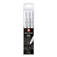 Στυλά gel Sakura Gelly Roll bright white - 3 τεμάχεια – 05 fine