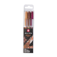 Στυλά gel Sakura Gelly Roll METALLIC - 3 τεμάχεια – 3 τεμ / nature