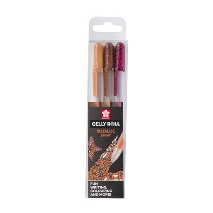Στυλά gel Sakura Gelly Roll METALLIC - 3 τεμάχεια – 3 τεμ / nature