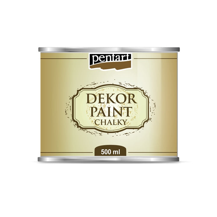 Διακοσμητικό χρώμα κιμωλίας Chalky Pentart 500 ml – άσπρο