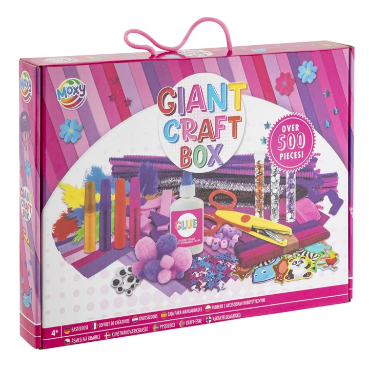 Giant Craft Box Δημιουργικό σετ 500 τεμαχίων Ροζ