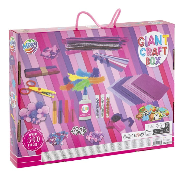 Giant Craft Box Δημιουργικό σετ 500 τεμαχίων Ροζ