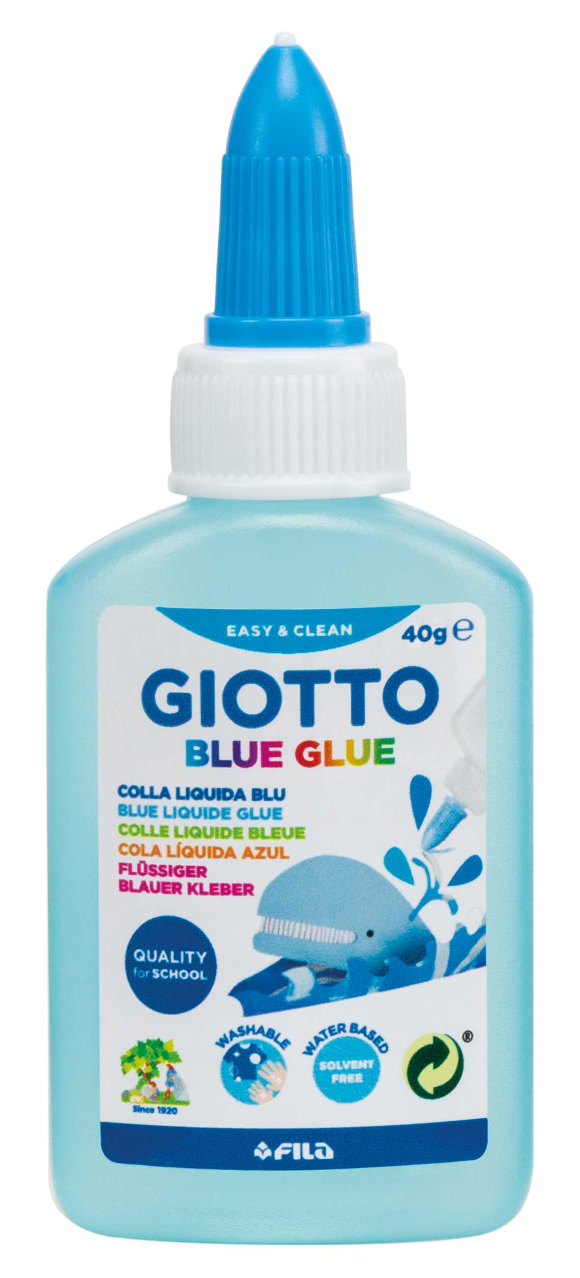GIOTTO Blue Glue υγρή μπλε κόλλα με μύτη ακριβείας 40 ml