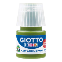 Giotto Decor ακρυλικό χρώμα ματ 25 ml – λαδί πράσινο
