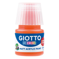 Giotto Decor ακρυλικό χρώμα ματ 25 ml – πορτοκαλί