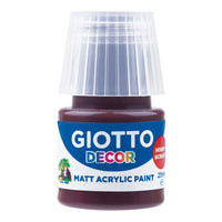 Giotto Decor ακρυλικό χρώμα ματ 25 ml – σέπια