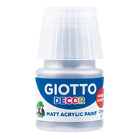 Giotto Decor ακρυλικό χρώμα ματ 25 ml – ασημί