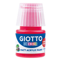 Giotto Decor ακρυλικό χρώμα ματ 25 ml – κόκκινο κιννάβαρης