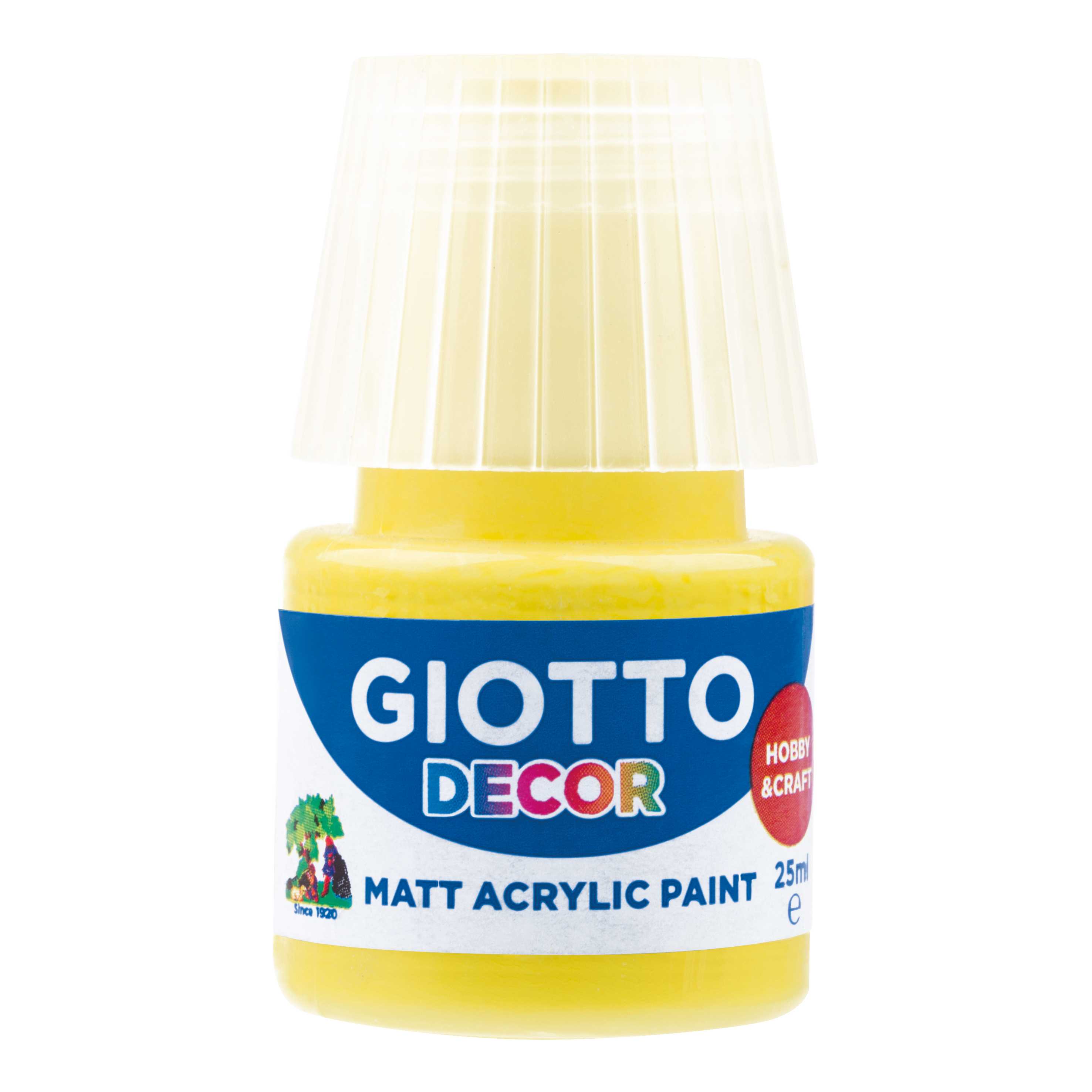 Giotto Decor ακρυλικό χρώμα ματ 25 ml – κίτρινο
