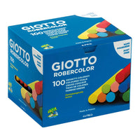 giotto robercolor κιμωλίες χωρίς σκόνη 100 τμχ – πολύχρωμο