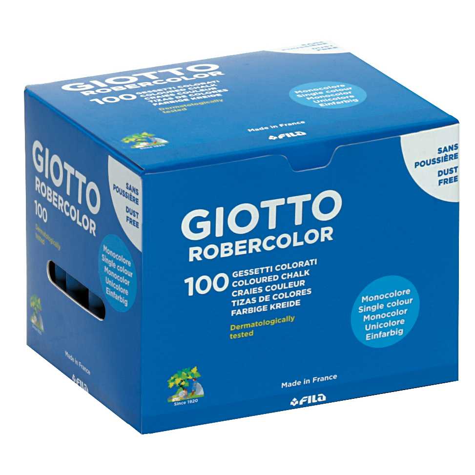 giotto robercolor κιμωλίες χωρίς σκόνη 100 τμχ