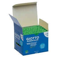 giotto robercolor κιμωλίες χωρίς σκόνη 100 τμχ – πράσινο