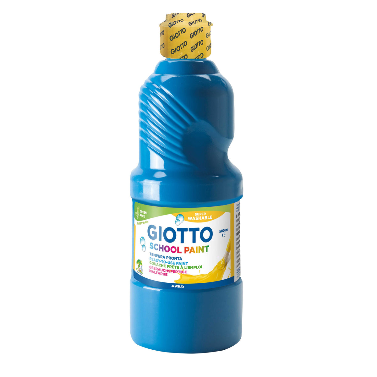 GIOTTO School Paint πλενόμενη τέμπερα 500 ml – κυανό