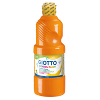GIOTTO School Paint πλενόμενη τέμπερα 500 ml – πορτοκαλί
