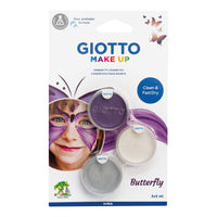 Giotto σετ χρωμάτων face painting Πεταλούδα 3 x 5 ml