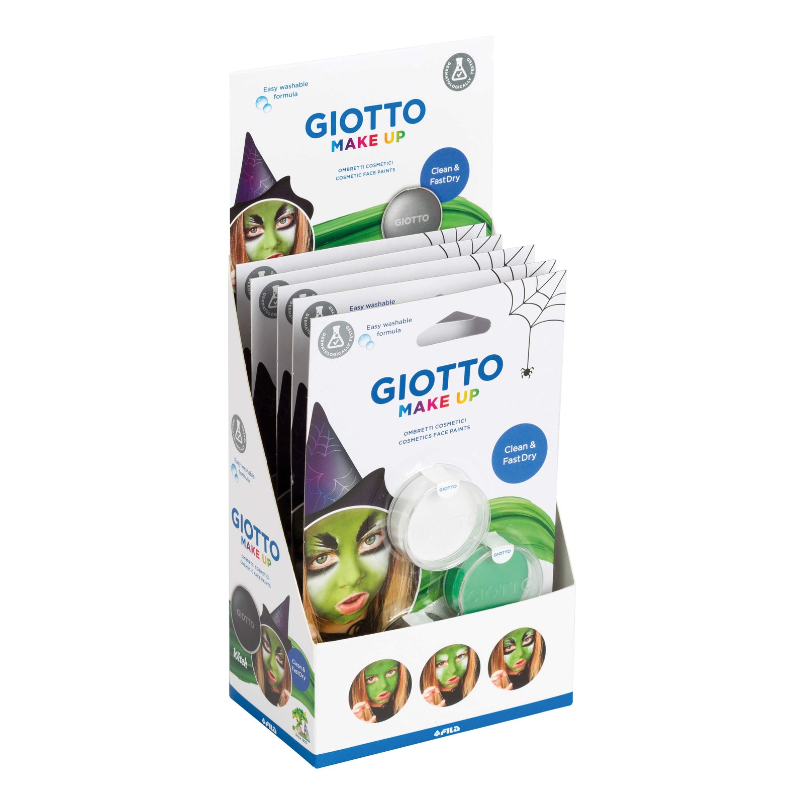 GIOTTO σετ χρωμάτων προσώπου Μάγισσα 3 x 5 ml