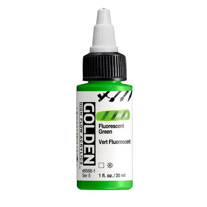 GOLDEN Ακρυλικό χρώμα φθορισμού υψηλής ροής 30 ml | Διάφορες αποχρώσεις
