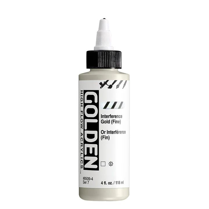 GOLDEN Ακρυλικό χρώμα υψηλής ροής παρεμβολής 118 ml | Διάφορες αποχρώσεις