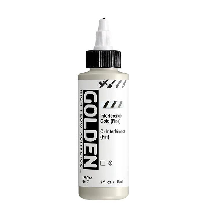 GOLDEN Ακρυλικό χρώμα υψηλής ροής παρεμβολής 118 ml | Διάφορες αποχρώσεις