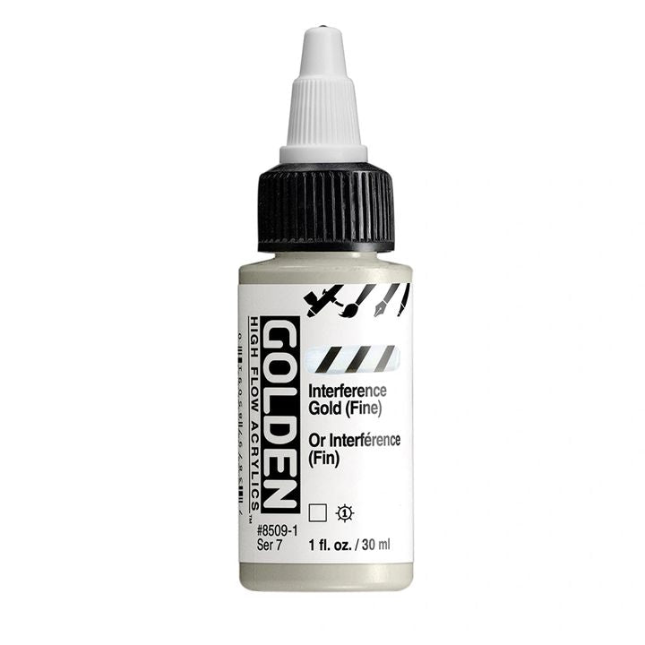GOLDEN Ακρυλικό χρώμα υψηλής ροής παρεμβολής 30 ml | Διάφορες αποχρώσεις