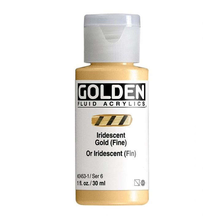 GOLDEN Fluid ιριδίζουσα ακρυλική μπογιά | Διάφορα χρώματα