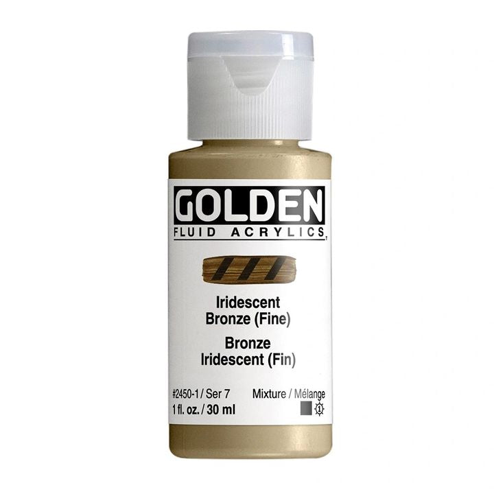 GOLDEN Fluid ιριδίζουσα ακρυλική μπογιά | Διάφορα χρώματα
