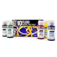 GOLDEN Fluid Σετ Ακρυλικών Χρωμάτων Mixing 10 × 30 ml