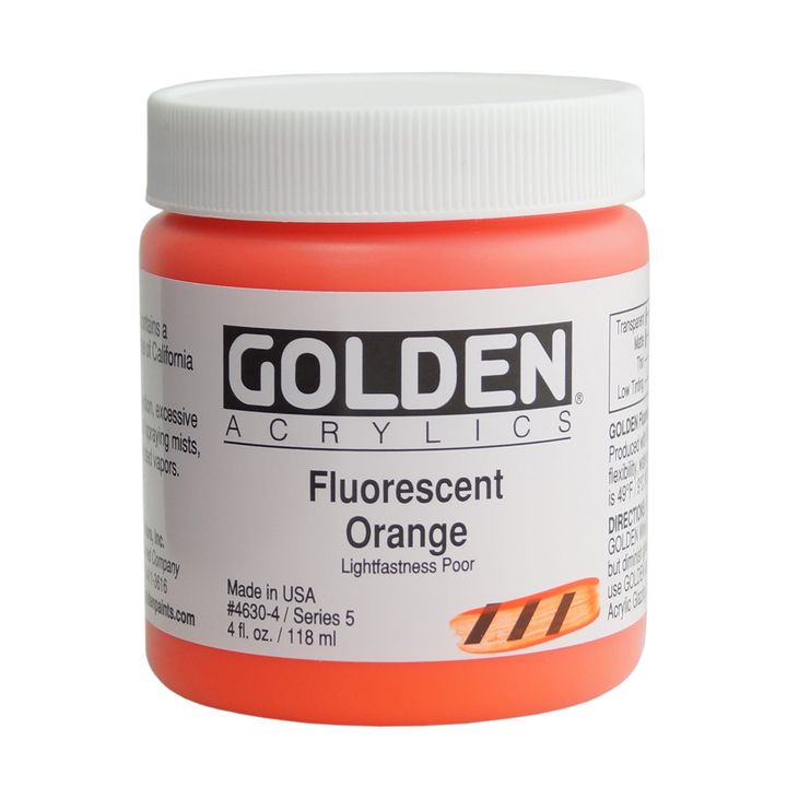 GOLDEN Heavy Body Fluorescent ακρυλικό χρώμα | Διάφορα χρώματα