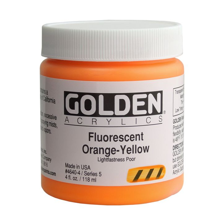 GOLDEN Heavy Body Fluorescent ακρυλικό χρώμα | Διάφορα χρώματα