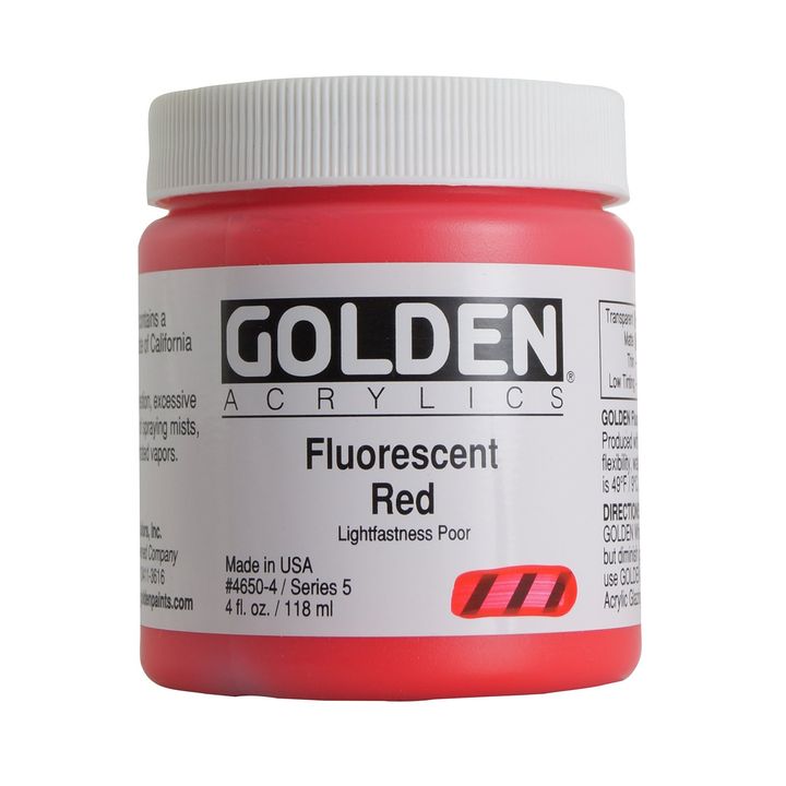 GOLDEN Heavy Body Fluorescent ακρυλικό χρώμα | Διάφορα χρώματα