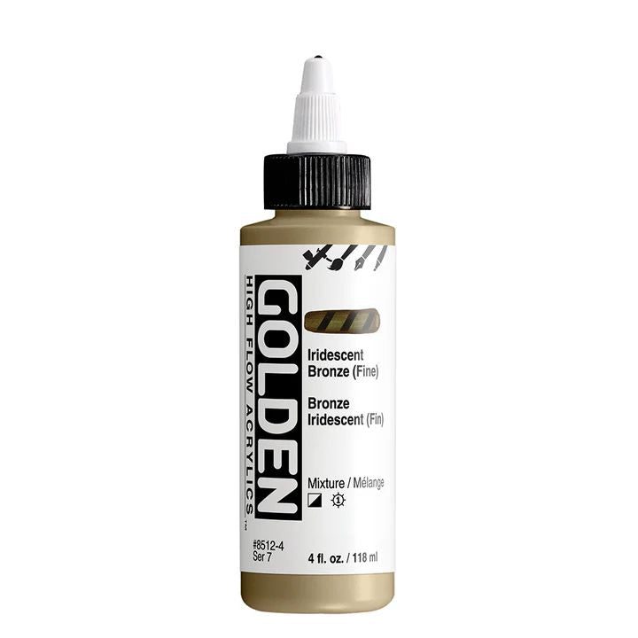 GOLDEN High Flow ιριδίζουσα ακρυλική μπογιά 118 ml | Διάφορες αποχρώσεις
