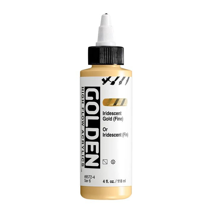 GOLDEN High Flow ιριδίζουσα ακρυλική μπογιά 118 ml | Διάφορες αποχρώσεις