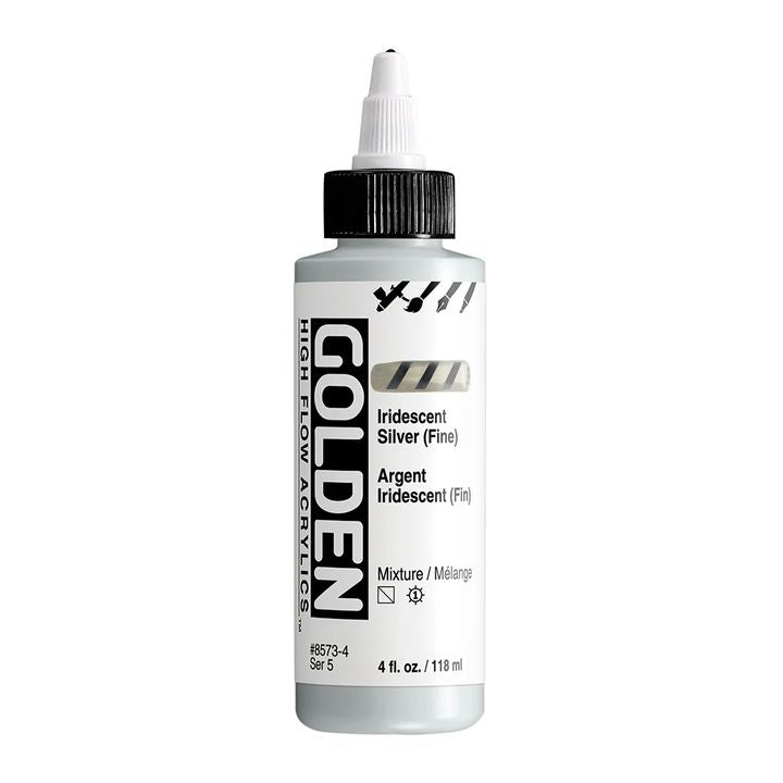 GOLDEN High Flow ιριδίζουσα ακρυλική μπογιά 118 ml | Διάφορες αποχρώσεις