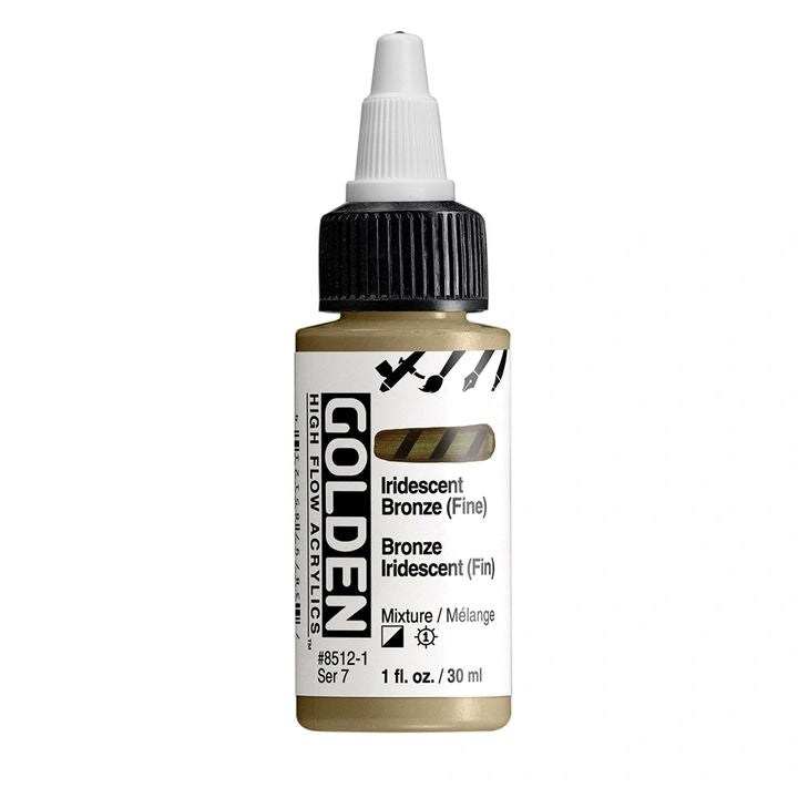 GOLDEN High Flow ιριδίζουσα ακρυλική μπογιά 30 ml | Διάφορες αποχρώσεις