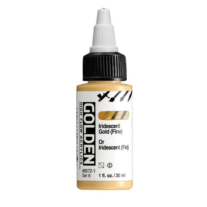 GOLDEN High Flow ιριδίζουσα ακρυλική μπογιά 30 ml | Διάφορες αποχρώσεις
