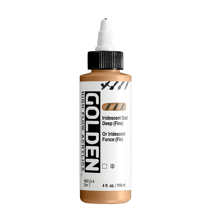 GOLDEN High Flow ιριδίζουσα ακρυλική μπογιά 118 ml | Διάφορες αποχρώσεις