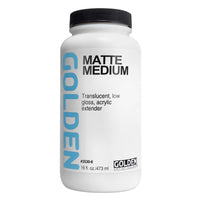 GOLDEN Matte Medium υγρό ματ ακρυλικό μέσο
