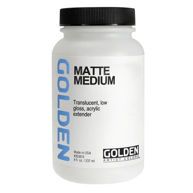 GOLDEN Matte Medium υγρό ματ ακρυλικό μέσο