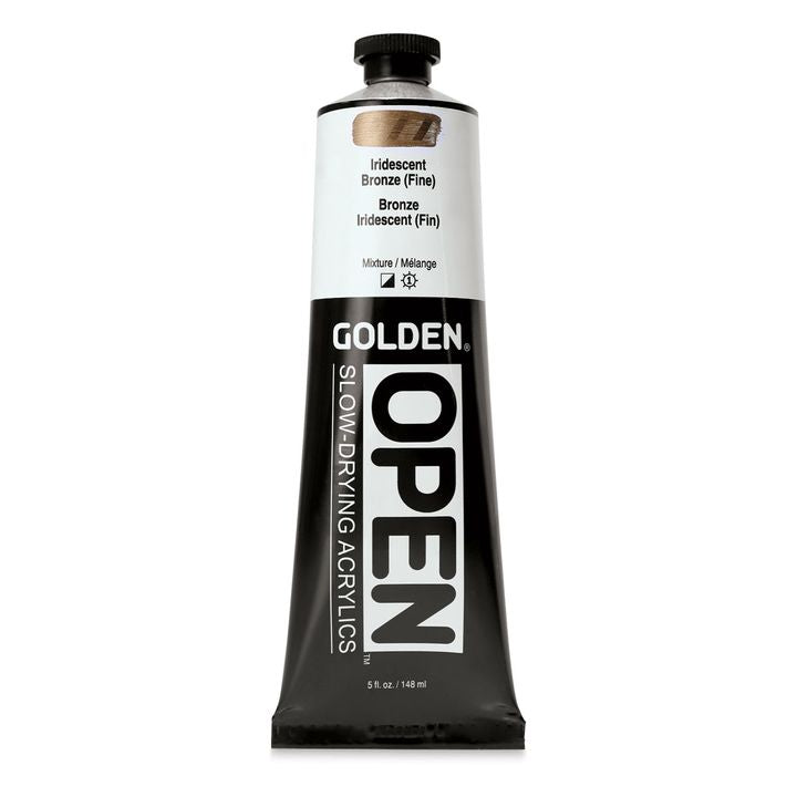 GOLDEN OPEN Ακρυλικό χρώμα αργά στεγνώνοντος ιριδίζοντος χρώματος 148 ml | Διάφορες αποχρώσεις