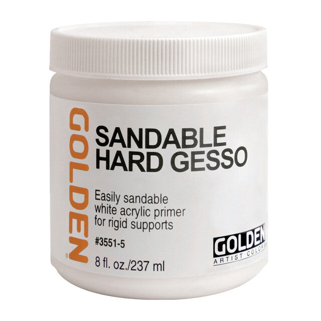 GOLDEN Sandable Hard Gesso λευκό ακρυλικό αστάρι λείανσης (Gesso)