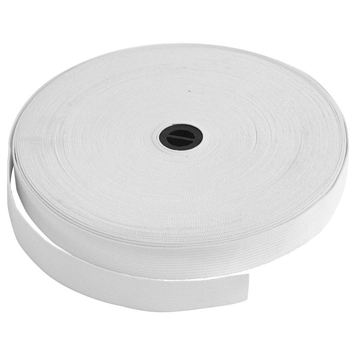 Ελαστική γομά 20 mm - 25 m – άσπρο