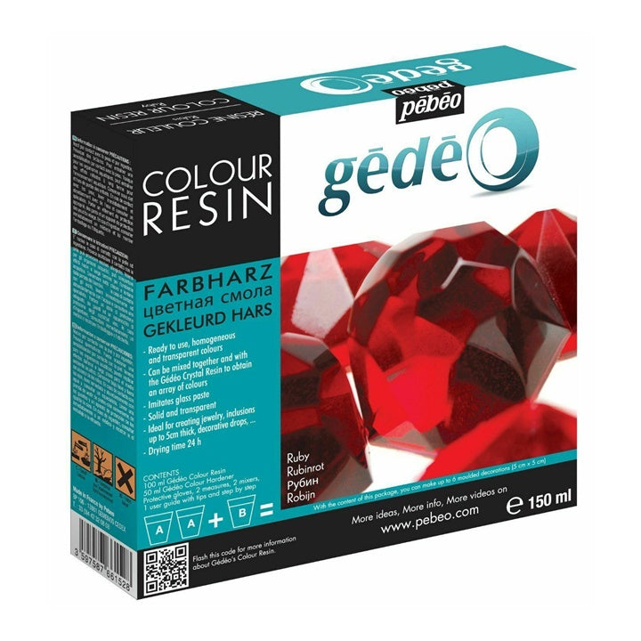 Έγχρωμη κρυσταλλική ρητίνη χύτευσης Pebeo Gedeo 150 ml | διάφορα χρώματα