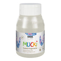 Γυαλιστερές παιδικές δακτυλομπογιές MUCKI 500 ml
