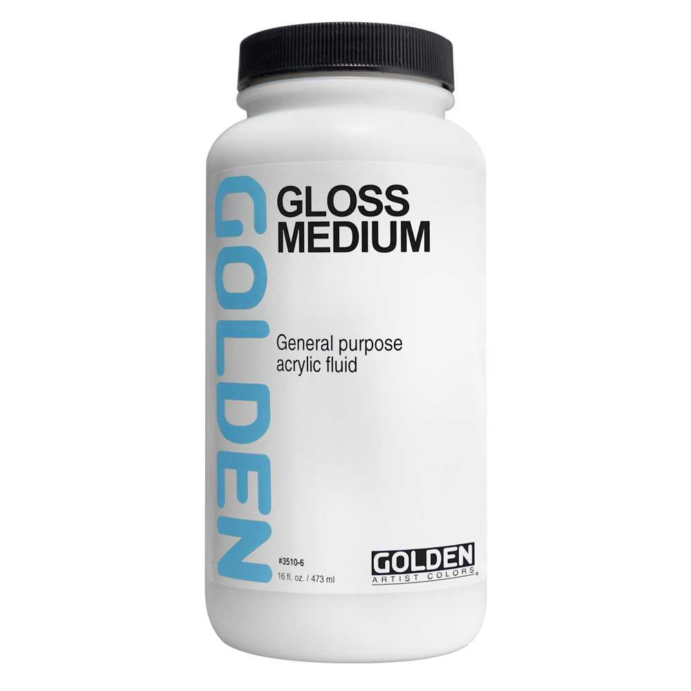 Γυαλιστερό ακρυλικό μέσο GOLDEN Gloss Medium