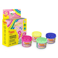 JOVI χρώματα τέμπερας με λάμψη 4x35 ml