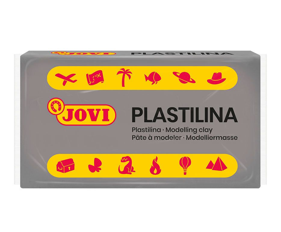 JOVI φυσική πλαστελίνη 50 g - γκρι