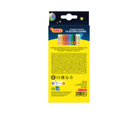 JOVI Glow φυσική πλαστελίνη 10 x 15 g – 8 χρώματα + 2 που φωσφορίζουν στο σκοτάδι