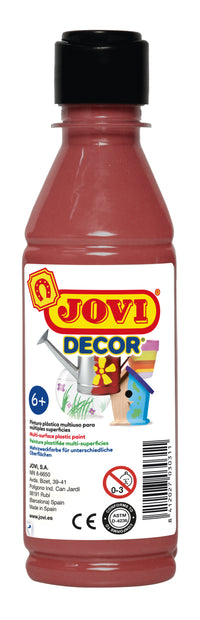 Ακρυλικό χρώμα JOVI Jovidecor 250 ml – καφέ